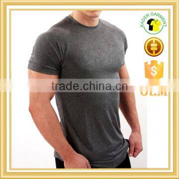 Long Line T-shirt Men Tri Blend t Shirt Slim Fit t Shirt Wholesale China photo-3
