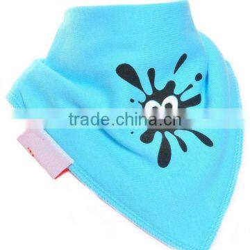 China Printing Cotton Custom Absorbent Dribbler Bandana Baby Bibs Wholesale photo-5