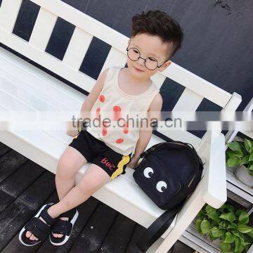 S17142A Wholesale Children Boy's Sleeveless Fashion Printed Vest photo-3