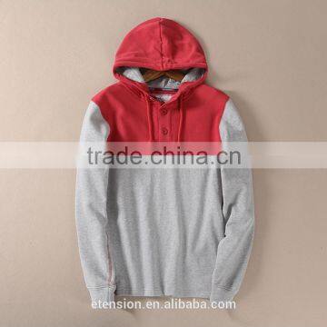 2017 New Style Plain Hoodies Wholesale Mens Custom Patched Hoodies