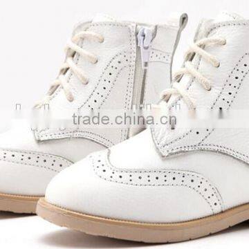Winter Kids Shoes Safety Soft Sole Leather Kids Boots photo-2