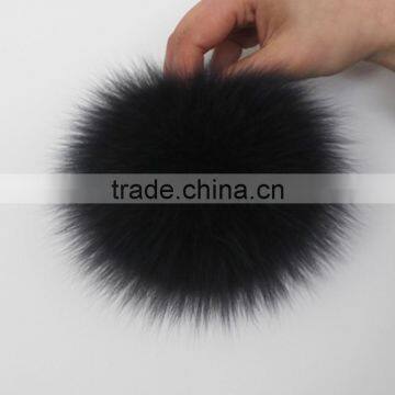 Myfur Luxury Colorful High Quality Real Fox Body Fur Pom Poms Wholesale Animal Fur Accessory