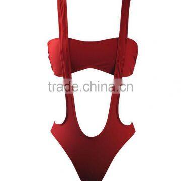 M895 Dingyang Fashion Sexy Bandage Hollow One Piece Bikini Swimwear photo-5