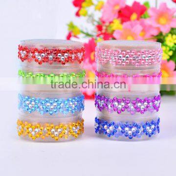 1.5cm*1m Love Acrylic Rhinestone Adhesive Tape photo-4