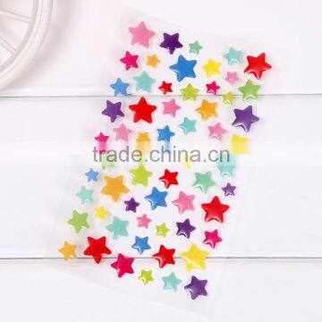 Decoration Gel Stickers,children Carton Sticker for Education 3D Pop-up Crystal Sticker photo-2