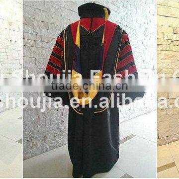Wholesale Good Quality Deluxe University Graduation Gowns and Caps With Hoods photo-6