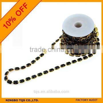 10% Off Black Acryl Cup Chain for Garment Decoration