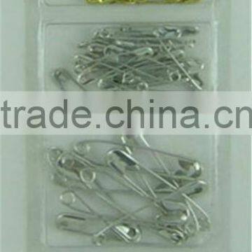 garment accessories Gold/ Silver Safety Pins assorted for clothes/bags