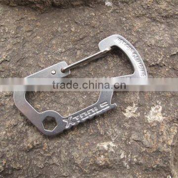 Survival Gear Mini Carabiner Keychain Multi Tool Kit Key Chain photo-3