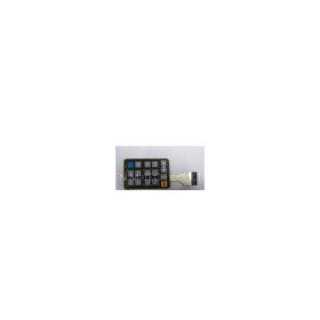 Waterproof Polyester Rubber Membrane Keypads Daskeyboard with Circuit, LED Light