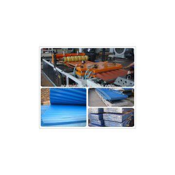 Synthetic Resin wave Tile sheet extrusion plant