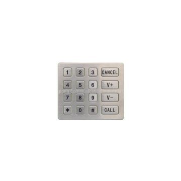 factory price professional metal keypad for industrial