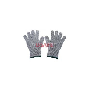 Wholesale Gray HPPE Material PU Working Gloves Anti-cutting Non-slip Gloves Safety Protective Gloves 12Pairs/Lot Free Shipping