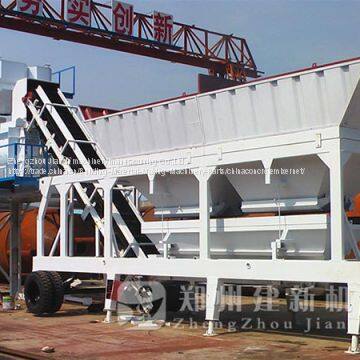 YHZS35 mobile concrete batching plant
