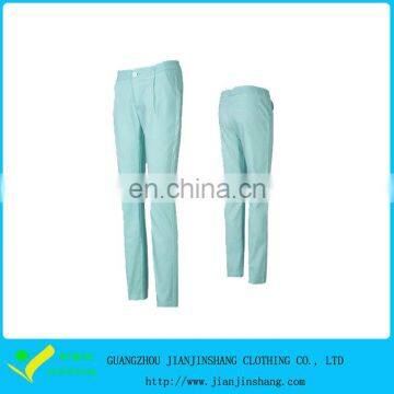 Custom Made High Qualtiy Solid Color Slim Fitted Breathable Golf Pants