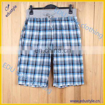 High quality plaid mens beach shorts for sale