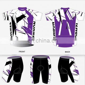 hot sale high quality short sleeves male cycling jerseys dry fit breathable printed bib shorts customied