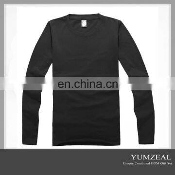 Custom High Quality Mens Long Sleeve T shirt Print Logo