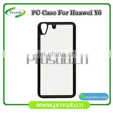 2d sublimation PC plastic blank smartphone case cover for Prosub-HUAWEI Y6