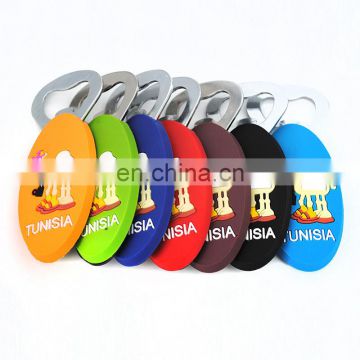 high-quality cartoon souvenir stainless steel bottle opener, handmade plastic bottle opener