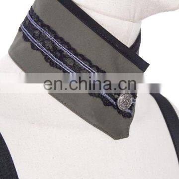 Military Uniform High Waist Dress-skirt With a Choker photo-3