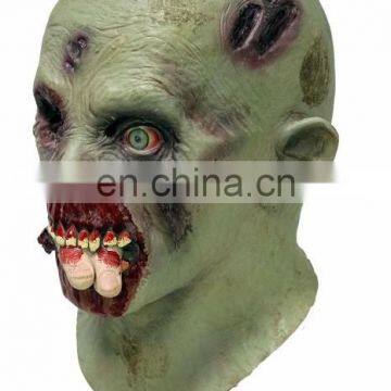 New Design Halloween Theater Props Latex Neck Finger Cracker Mask