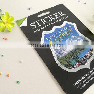 Custom Post Card Sticker Paper Label With Coloring Printing and Handhole