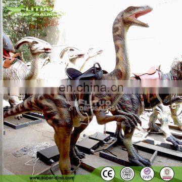 High Quality Mechanical Animatronic Stand Dinosaur Rides photo-4