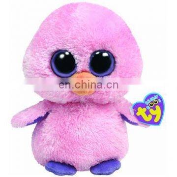 Wholesale cheap Ty Beanie Boos pink plush big eyes animal toy stuffed soft