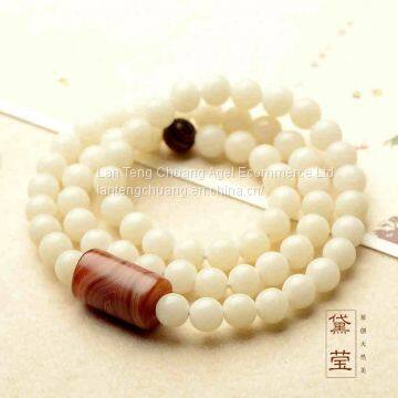 Original Elegant Natural Baiyu, Bodhi Root Hand String, Men and Women Simple Garden Wind Bracelet, National Style photo-2