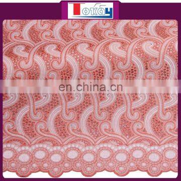 lady peach nigerian cotton dry-lace-fabric