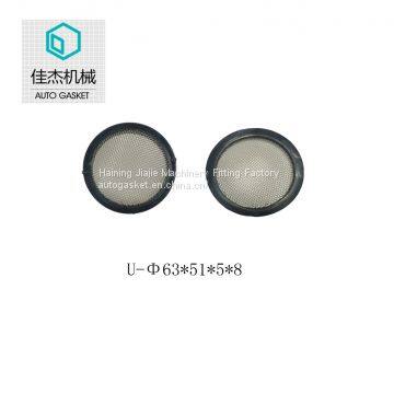 filter mesh gasket on water cleaning machine