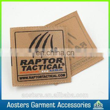 Custom printing fastness to washing label clothing textiles satin printed label