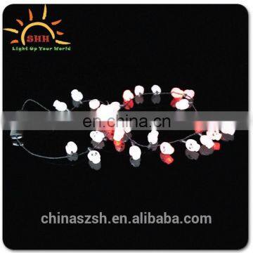 Halloween Items LED Glowing Light up Skull Necklace photo-5