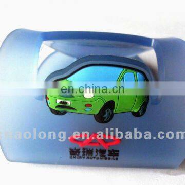 top quality custom brand logo soft pvc/rubber stand holder for mobile phone