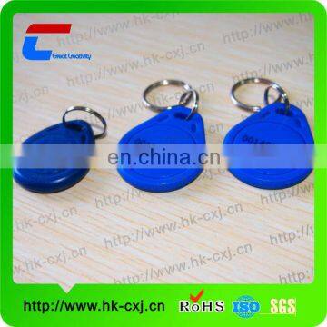 Hot EM4200 ABS hard plastic id ket tags with ID number on the surface