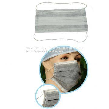 SBPP material non woven BFE 99% 3ply black face mask