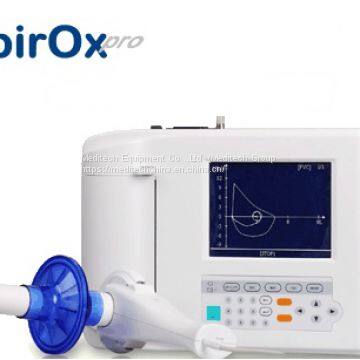 Meditech Spirox PRO поставляется с системой Spirosoft для передачи данных на компьютер