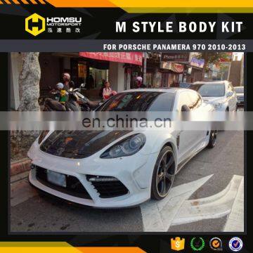light weight double fiber glass fabrication body kit MSY style design for porsch-e panamera 970 body kit 10-13