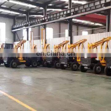 Road mini guardrail fixing machine piling machine for sale