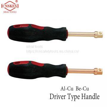 Non Sparking Driver Type Handle 1/4inch Al-cu