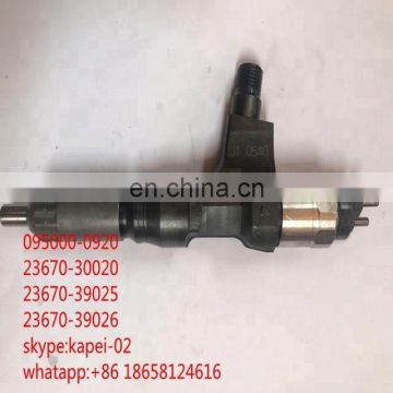 Trade assurance COMMON DIESEL INJECTOR 095000-0920 23670-30020 23670-39025 23670-39026