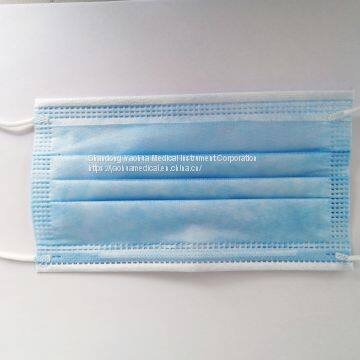 3 ply medical mask for disposable and surgical use