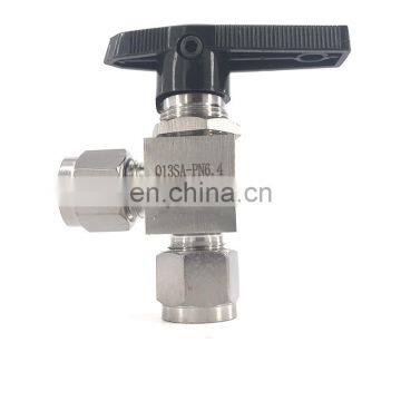 GOGO Ball valve 3 6 8 10 mm 1/8" 1/4" 3/8" hard tube stainless steel 304 2 way card set Right angle ball valve