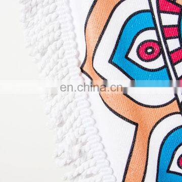 Custom Digital Printed Microfibre Stripe Beach Towel With LOGO photo-2