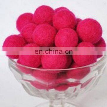 Handmade Colorful 100% Wool Felt Ball for Decoration photo-6