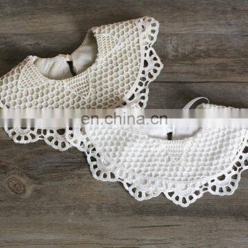 Baby Girls 100% Cotton Lace Bibs Baby Burp Cloths 0-3Year photo-6