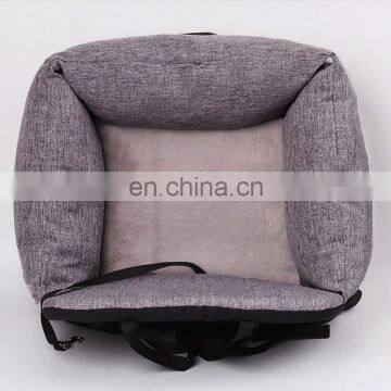 Pet Car Seat Travel Bed Dog Booster Car Seat With Clip-on Safety Leash,Car Seat Cover for Pets With Nonslip Bottom photo-3