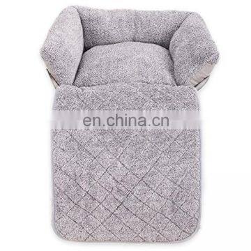 Plush Dog Bed Rectangle Warm Pet Bed, Creative Pattern Design photo-2