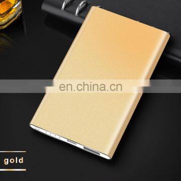 Hot Sale 2019 New Portable Best Gifts Power Bank 5000mAh Ultra Slim Power Banks Aluminum Material Powerbank for smart phone